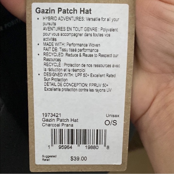 Prana hat. O/S. Unisex. NWT very nice quality - Picture 4 of 6